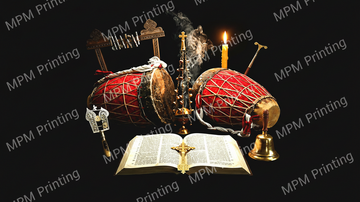 Ethiopian Orthodox Church Art Repositionable Adhesive Poster | Removable Peel & Stick Wall Decor