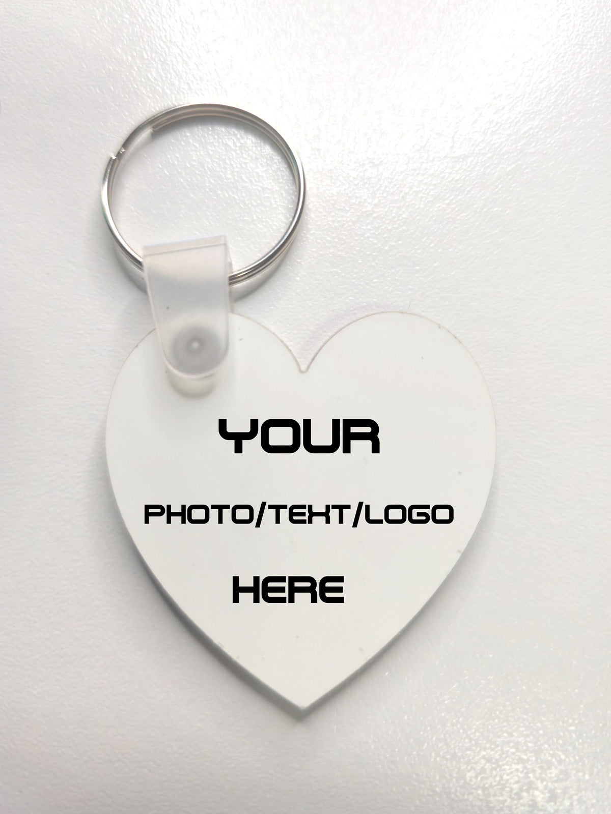 Double-Sided Custom Photo Keychain – Personalized Picture Keychain with Your Image, Family, or Pet