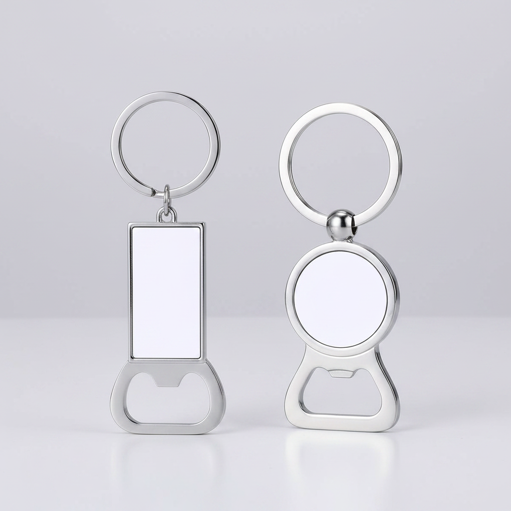 Custom Photo Bottle Opener Keychain – Personalized Picture Keychain Gift for Him or Her