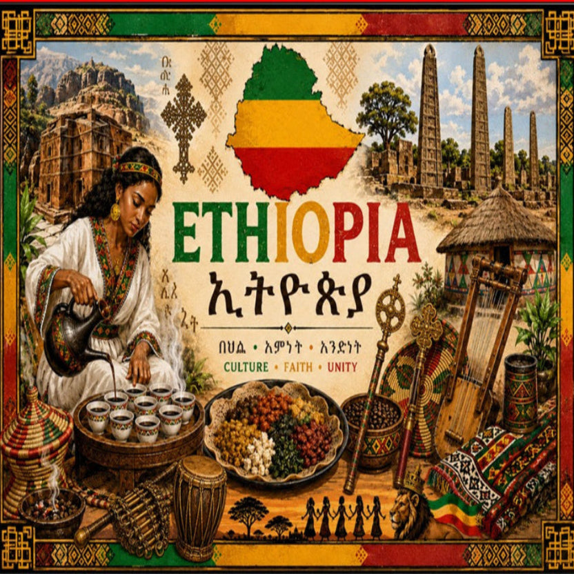 Ethiopian Sefed Self-Adhesive Stickers to make Rekebot 12x16 Rectangular