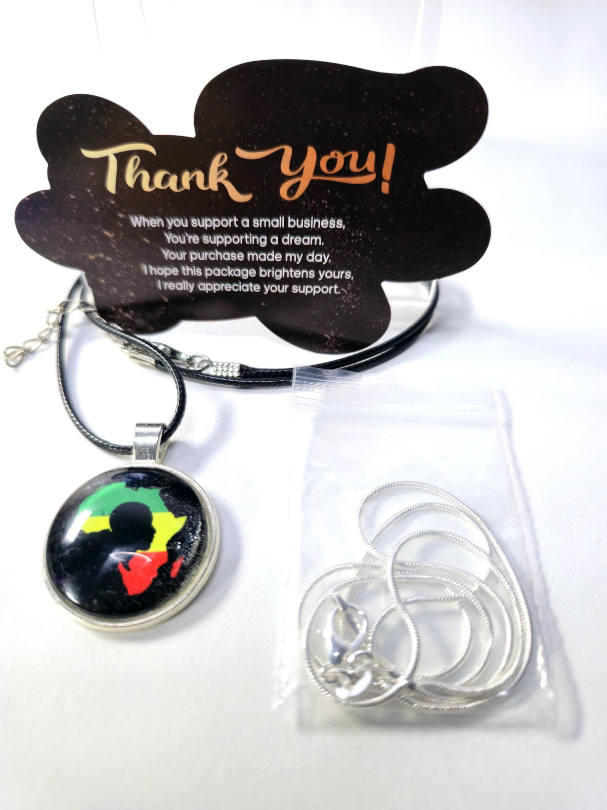 Handmade Africa Map Pendant Necklace: Heritage Jewelry Gift